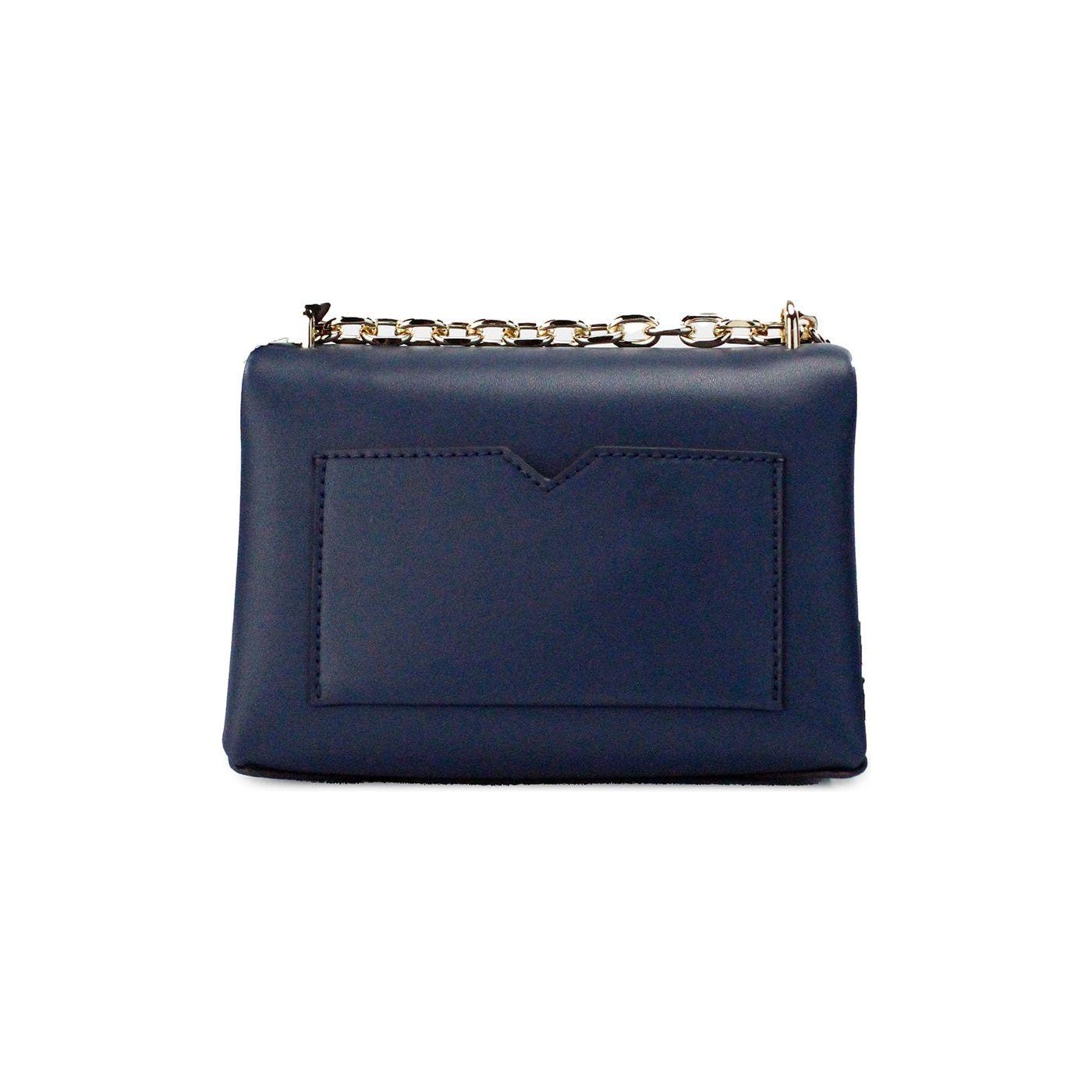 Michael Kors Cece Small Navy Vegan Leather Convertible Flap Crossbody Bag Michael Kors Dark Slate Gray