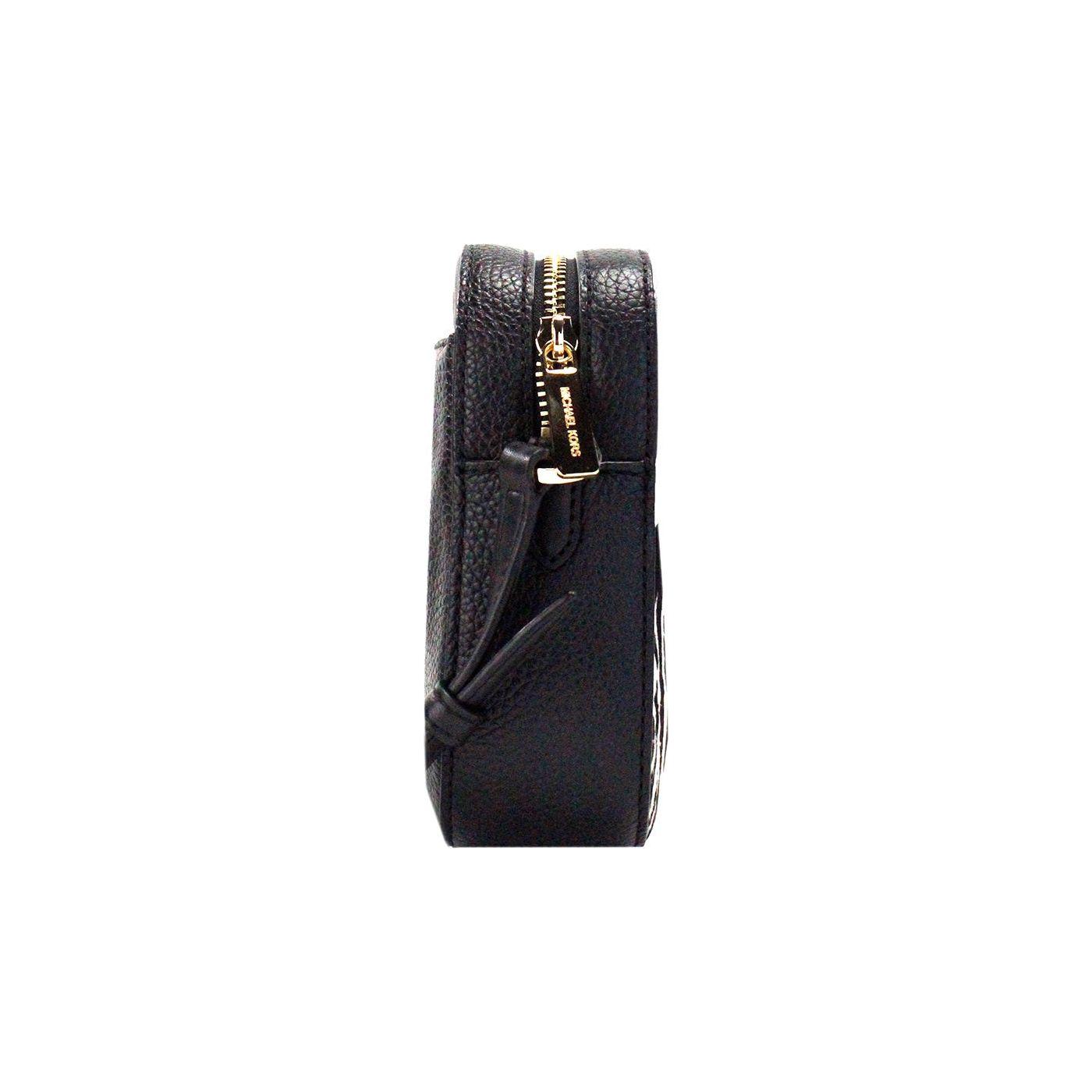 Michael Kors Jet Set Large East West Black Haircalf Zip Chain Crossbody Bag Michael Kors Dark Slate Gray