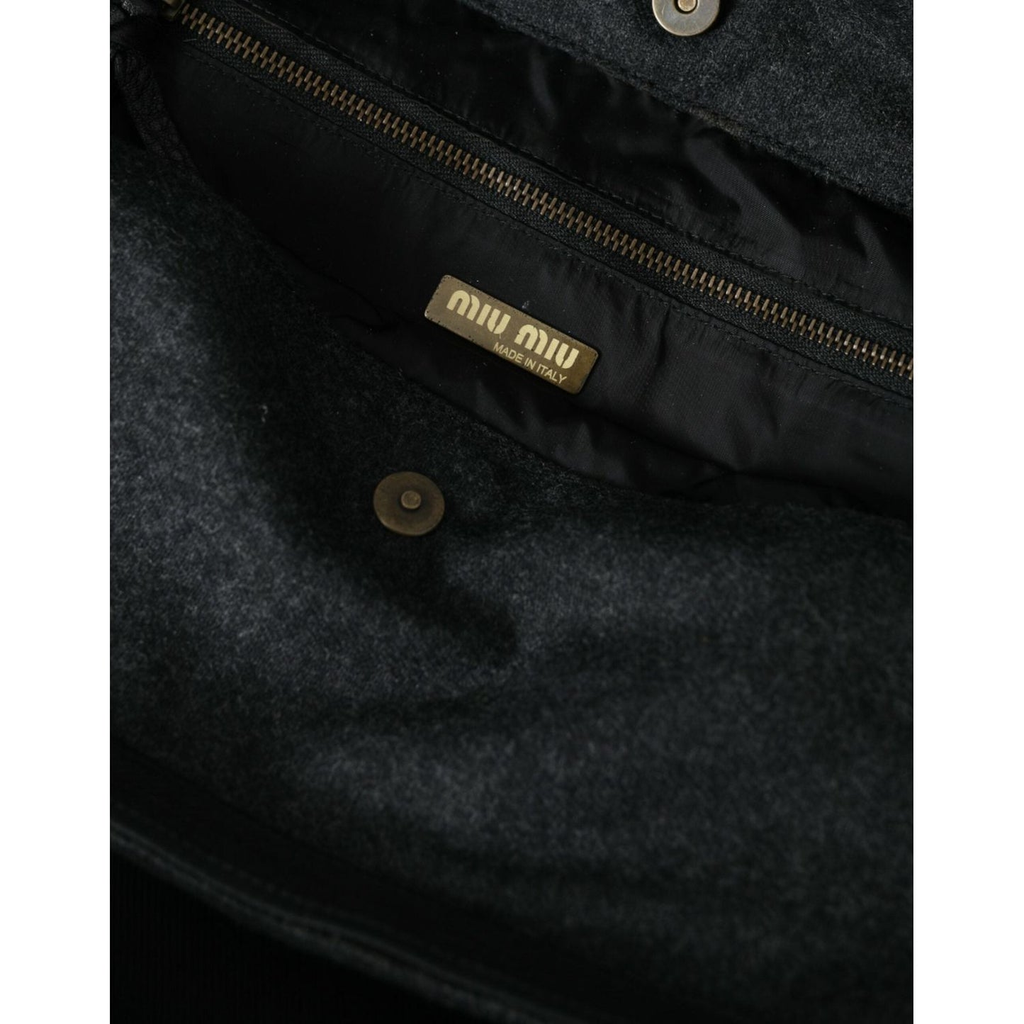 Miu Miu Chic Black Denim Tote for Everyday Elegance Miu Miu Black