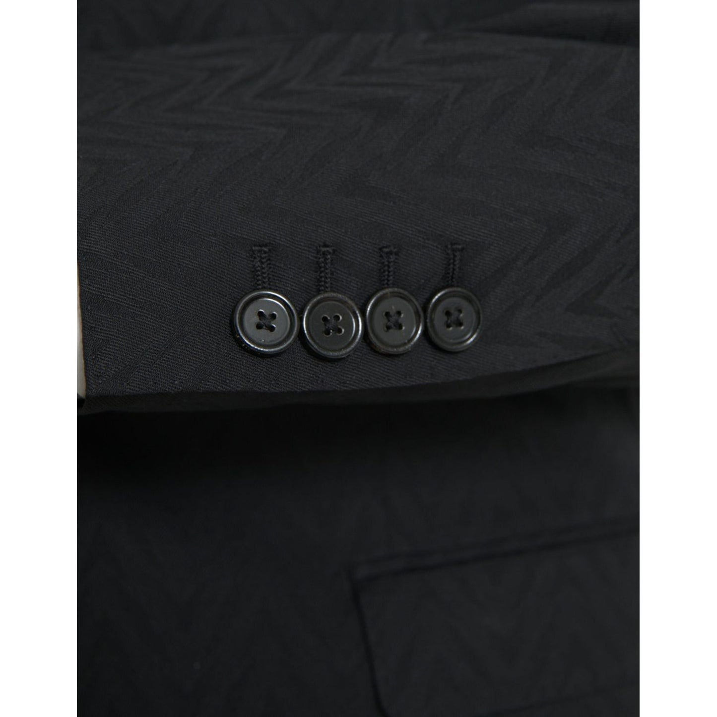 Dolce & Gabbana Black MARTINI Slim Fit Jacket Coat Blazer Dolce & Gabbana Black