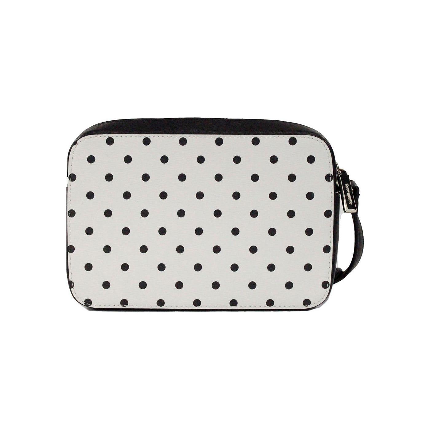 Kate Spade Disney Minnie Mouse Polka Dot Printed PVC Crossbody Camera Bag Kate Spade Light Gray
