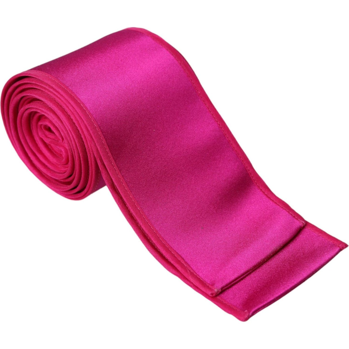 Dolce & Gabbana Fuchsia Pink Silk Waist Women Belt Dolce & Gabbana Medium Violet Red