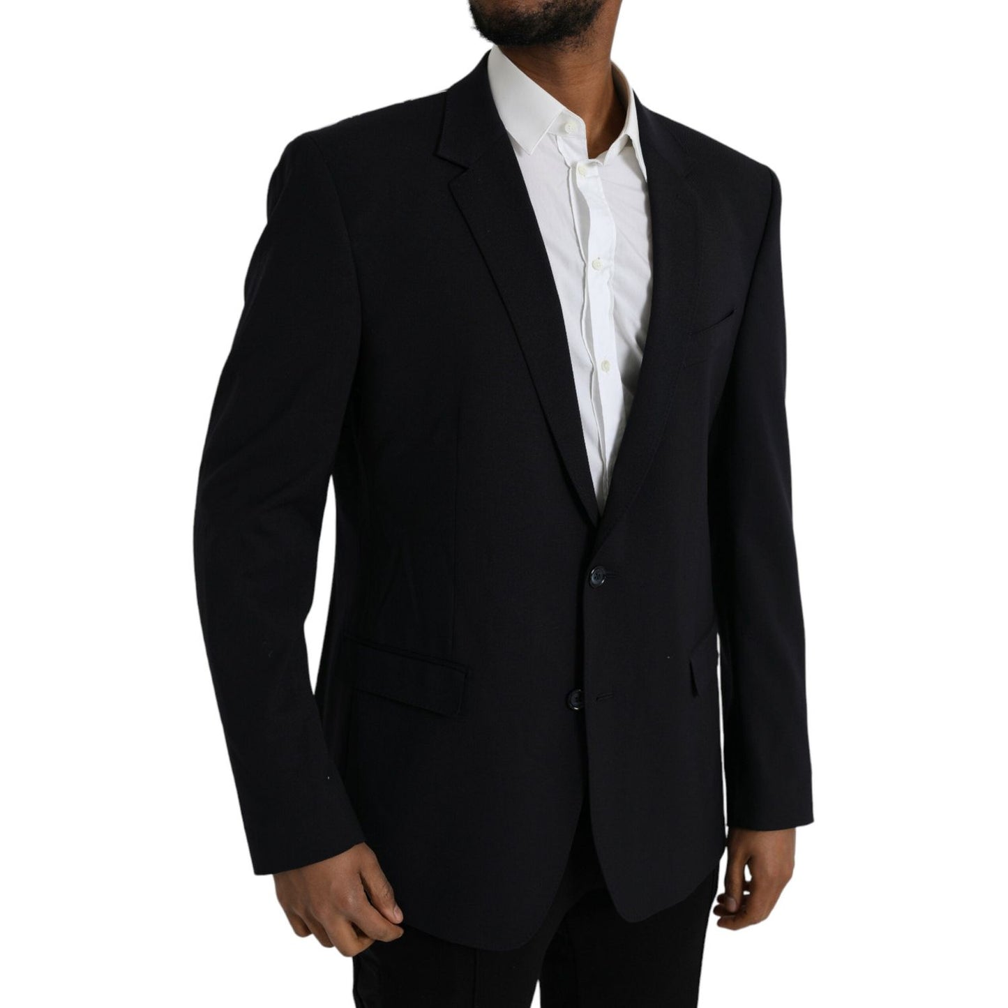 Dolce & Gabbana Black MARTINI Single Breasted Coat Blazer Dolce & Gabbana Black