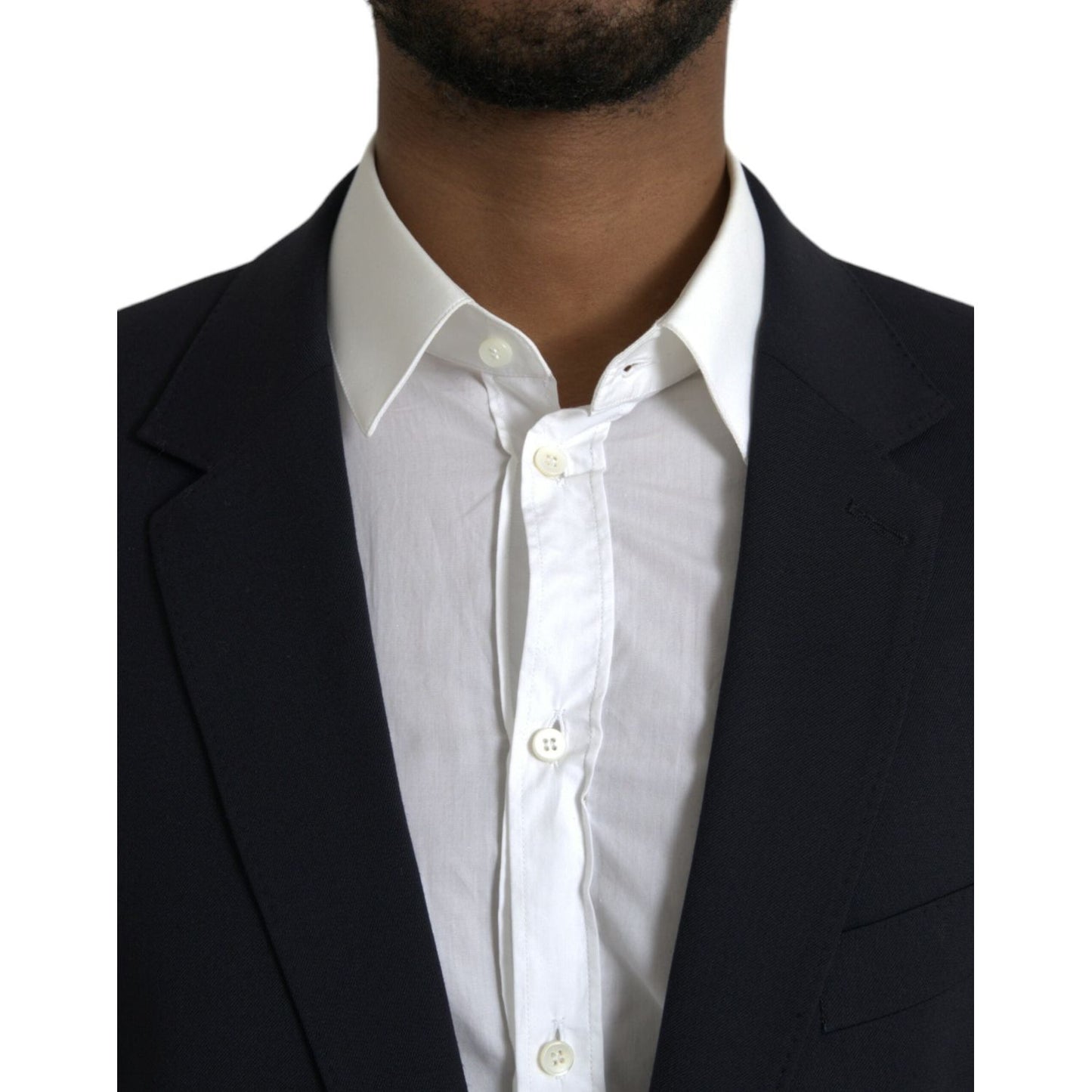Dolce & Gabbana Black MARTINI Single Breasted Coat Blazer Dolce & Gabbana Black
