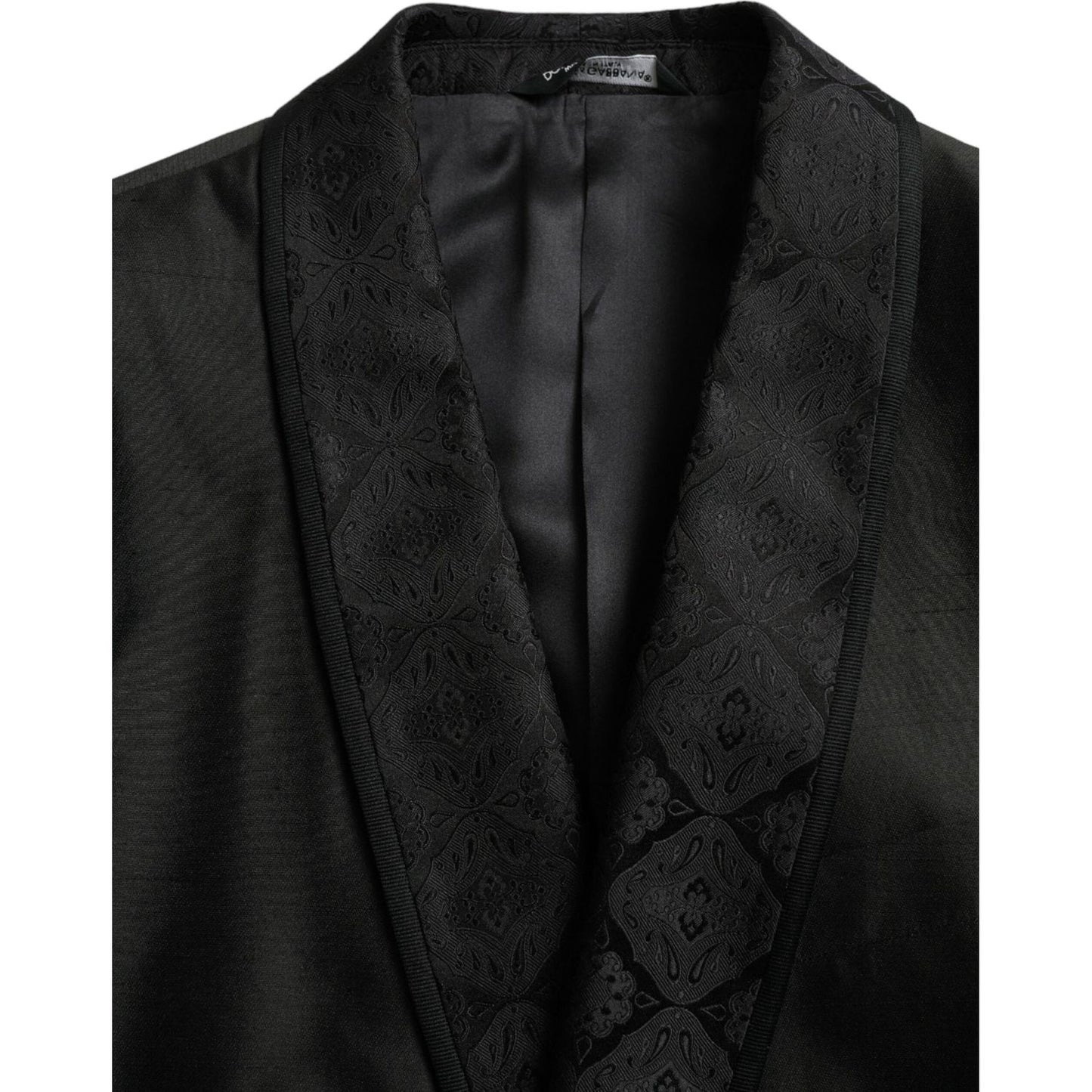 Dolce & Gabbana Black MARTINI Single Breasted Coat Blazer Dolce & Gabbana Black