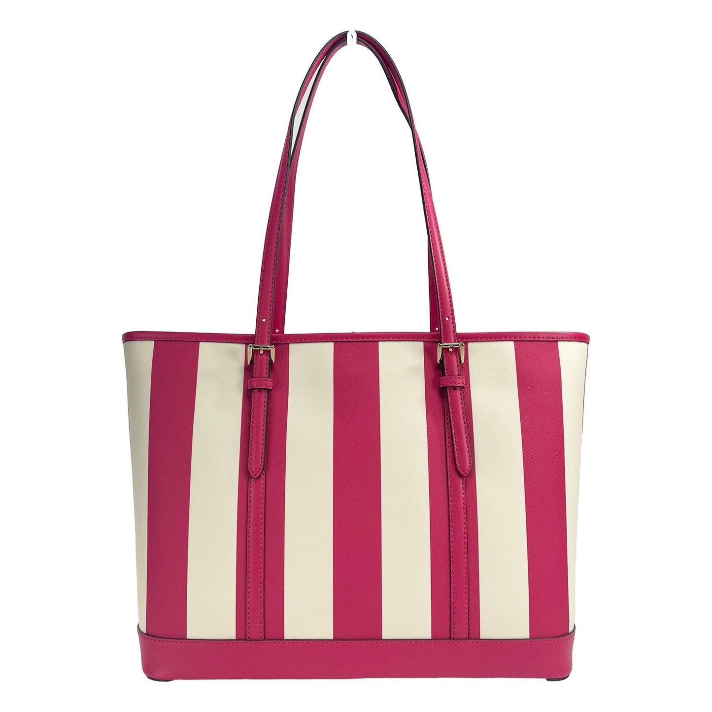 Michael Kors Jet Set Travel Large TZ Shoulder PVC Tote Bag Purse Pink Michael Kors Maroon