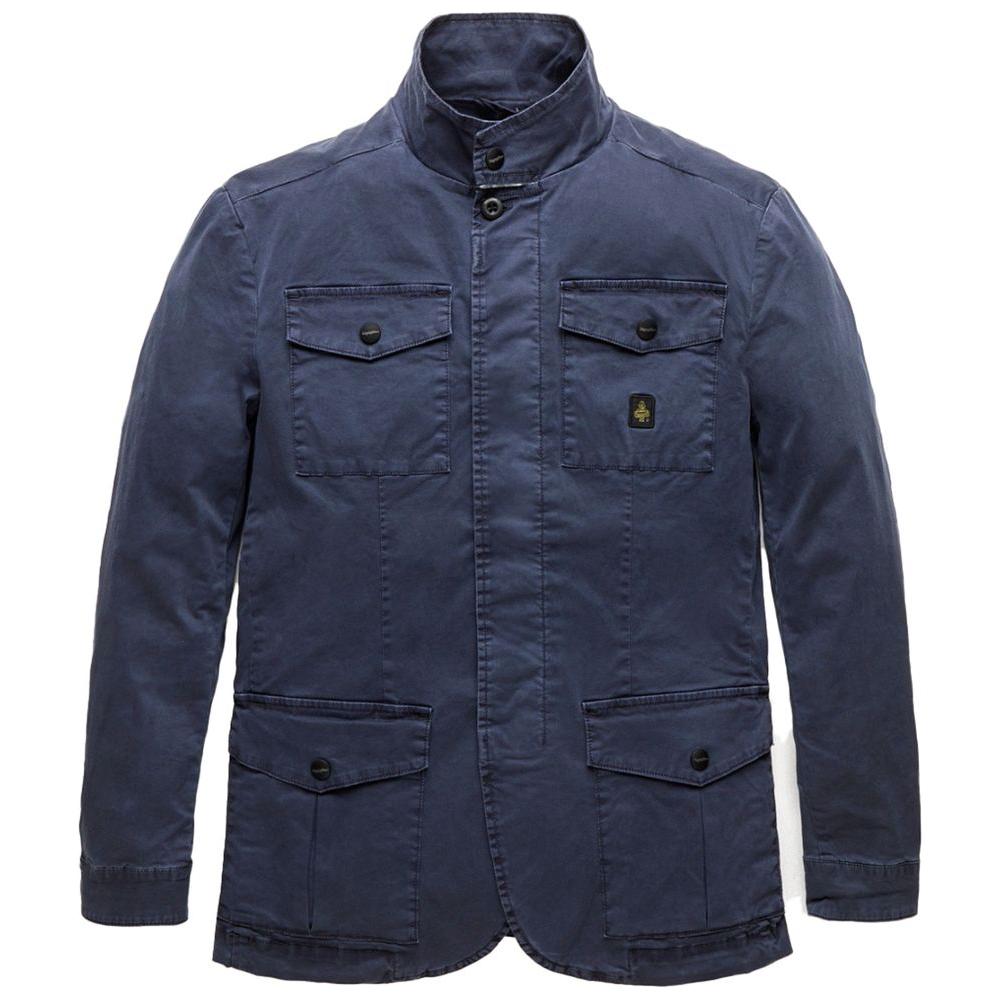 Refrigiwear Blue Cotton Jacket Refrigiwear Dark Slate Gray