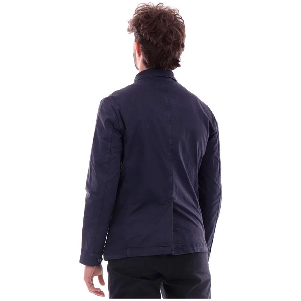 Refrigiwear Blue Cotton Jacket Refrigiwear Dark Slate Gray