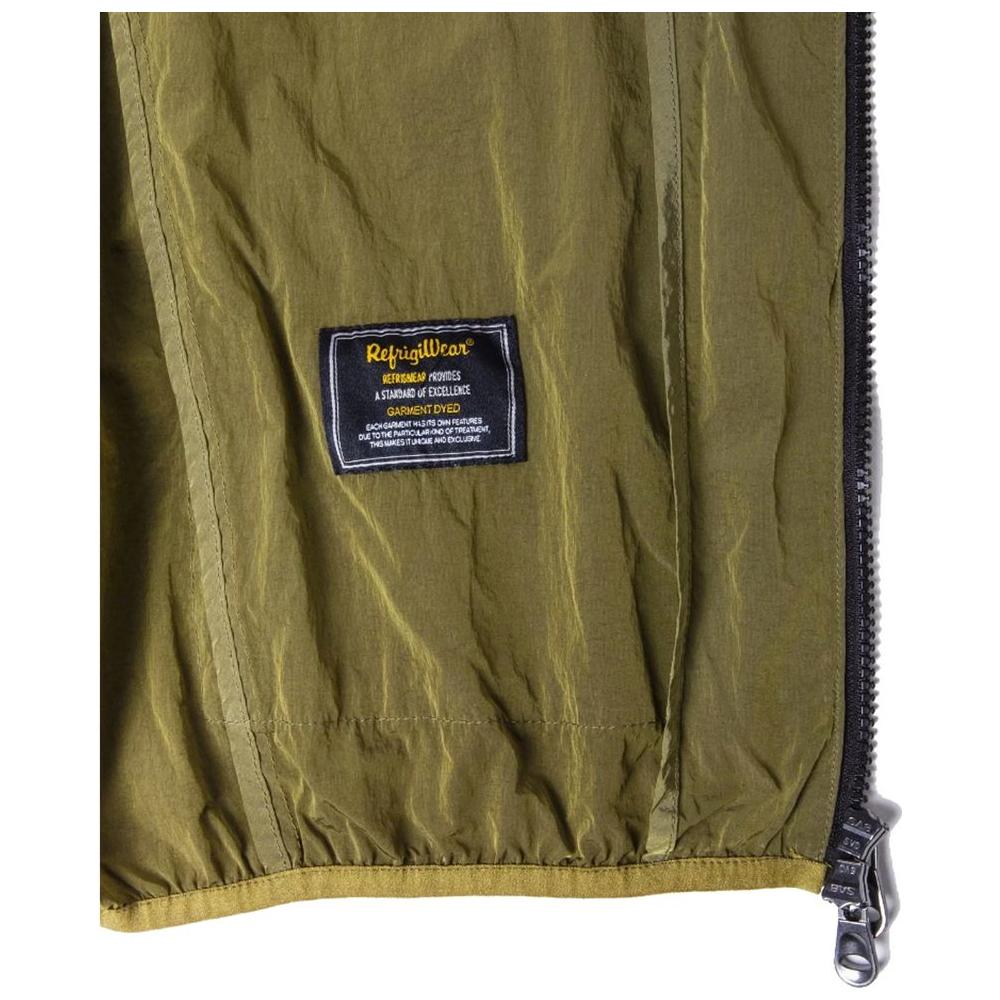 Refrigiwear Chic Ultralight Nylon Jacket with Garment-Dyed Finish Refrigiwear Dark Olive Green