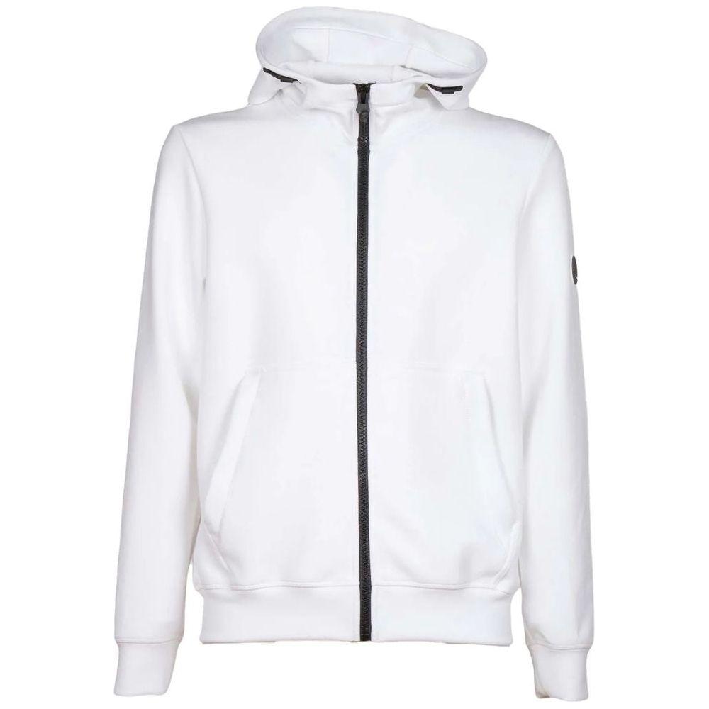 People Of Shibuya Elegant White Tech Fabric Hoodie People Of Shibuya Lavender