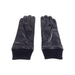 Cavalli Class Black Lambskin Men Glove CA-5133-9|L