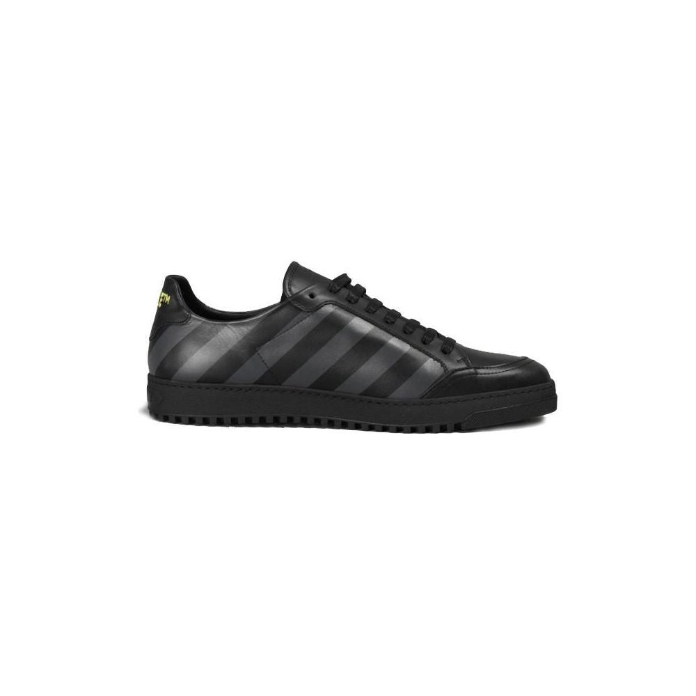 Off-White Black Calfskin Women Sneaker Off-White Dark Slate Gray