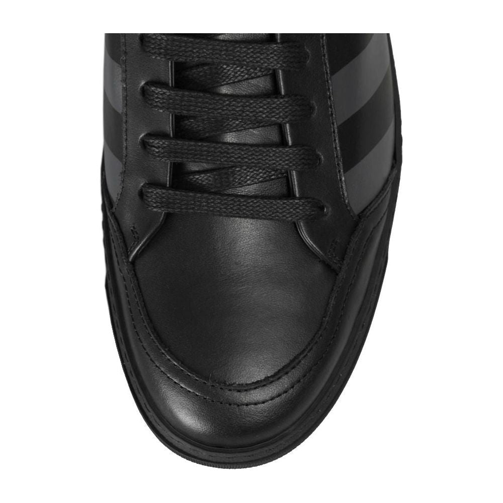 Off-White Black Calfskin Women Sneaker Off-White Dark Slate Gray
