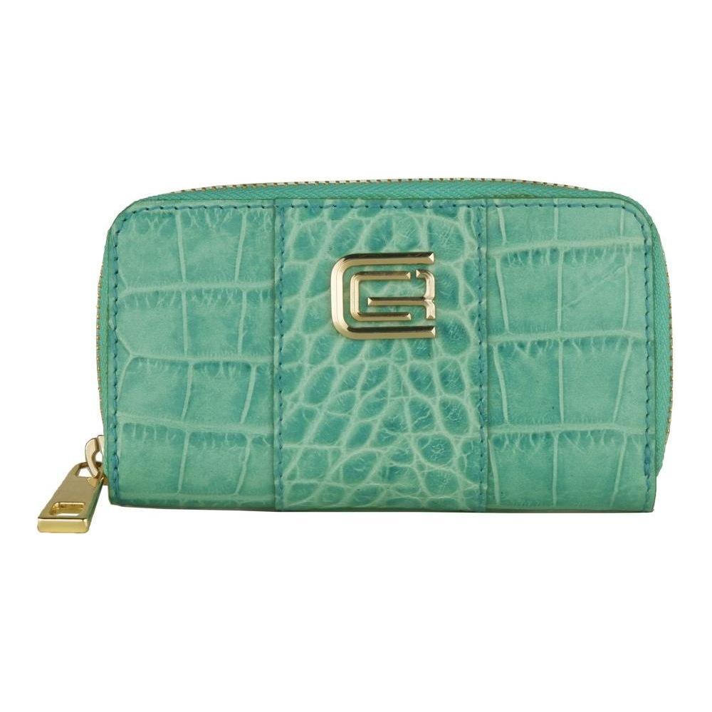 Cavalli Class Light Blue Calfskin Women Keychain Cavalli Class Cadet Blue