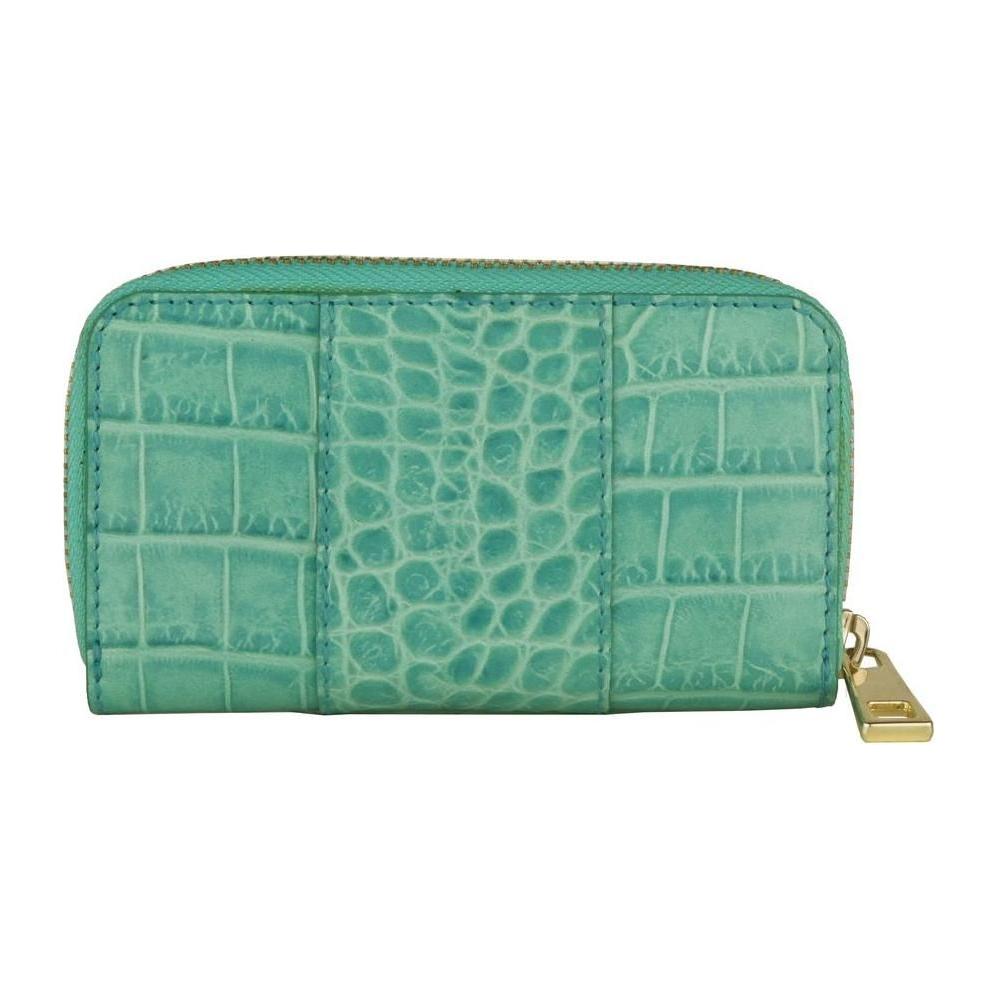 Cavalli Class Light Blue Calfskin Women Keychain Cavalli Class Cadet Blue