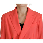Dsquared² Pink Double Breasted Coat Blazer Jacket JKT3525-38