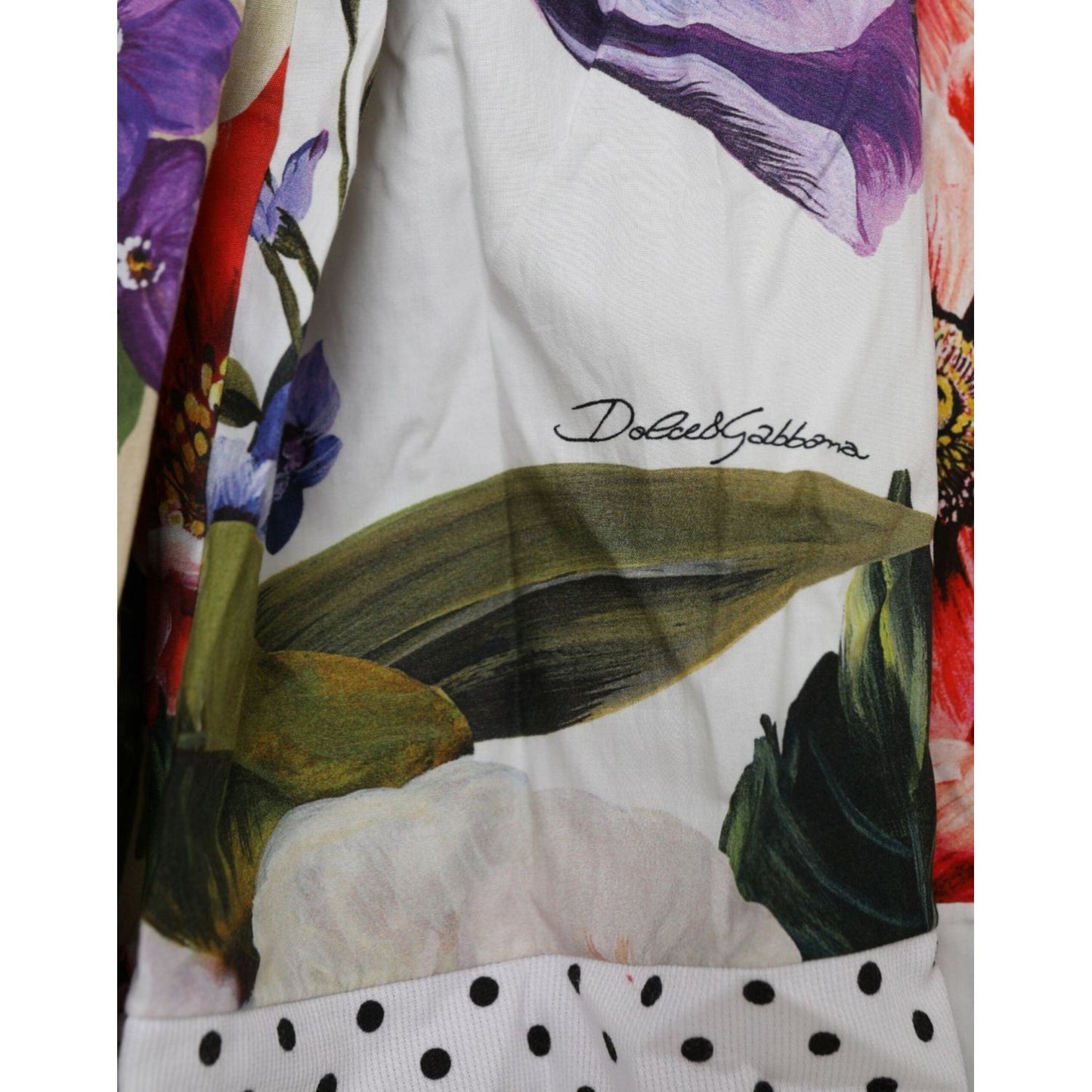 Dolce & Gabbana Multicolor Patchwork Cotton Aline Mini Dress Dolce & Gabbana Gray