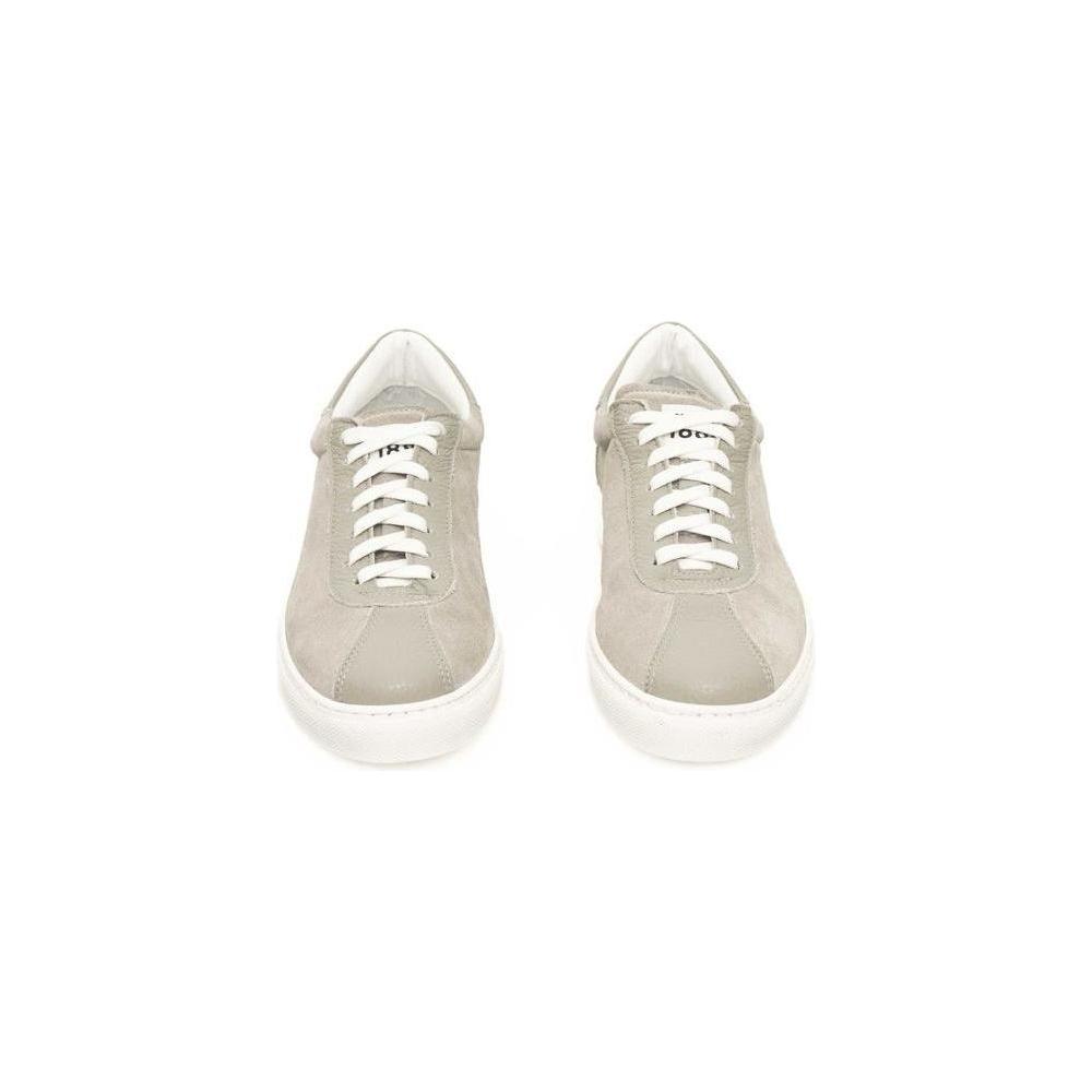 Cerruti 1881 Gray Cowhide Men's Sneaker Cerruti 1881 Light Gray