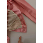 Dolce & Gabbana Pink Long Sleeves Bodycon Sheath Midi Dress DR2695-42