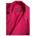 Dolce & Gabbana Dark Pink Double Breasted Trench Coat Jacket JKT3574-42