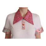 Dolce & Gabbana White Sartoria T-shirt Button Wide Collar Top TSH7633-38