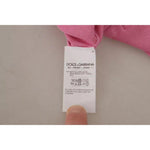 Dolce & Gabbana Pink 100% Silk Button Down Cardigan Sweater TSH8027-42