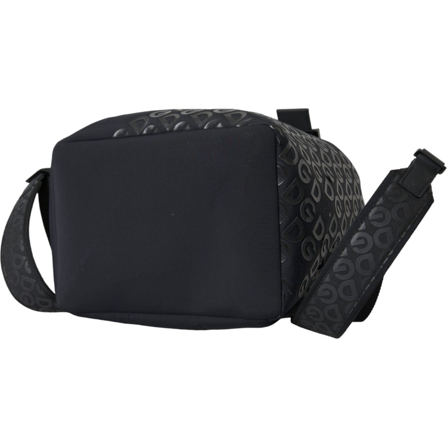 Dolce & Gabbana Black Neoprene Nylon DG Logo School Backpack Bag Dolce & Gabbana Dark Slate Gray