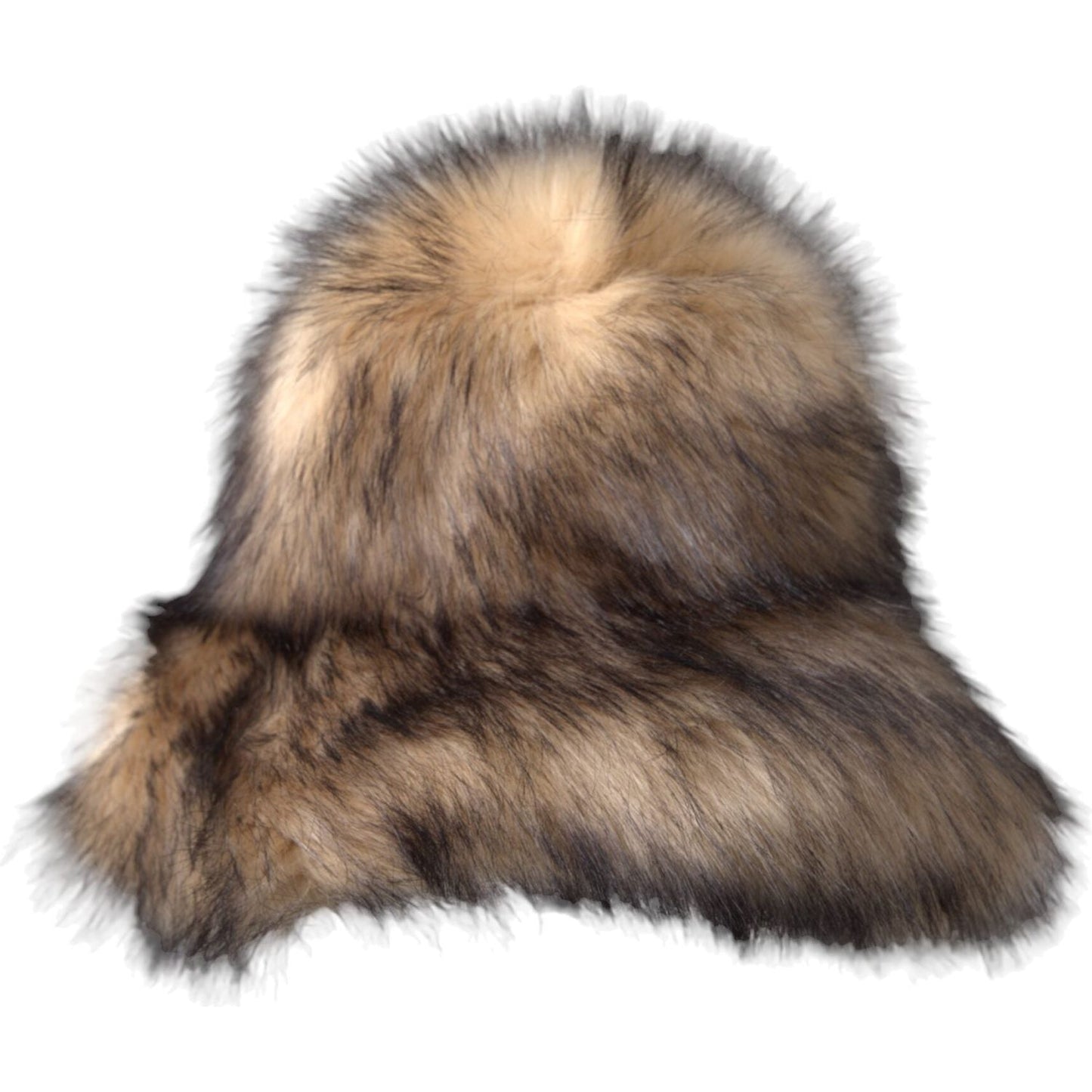 Dolce & Gabbana Brown Faux Fur Modacrylic Fedora Hat Dolce & Gabbana Dim Gray