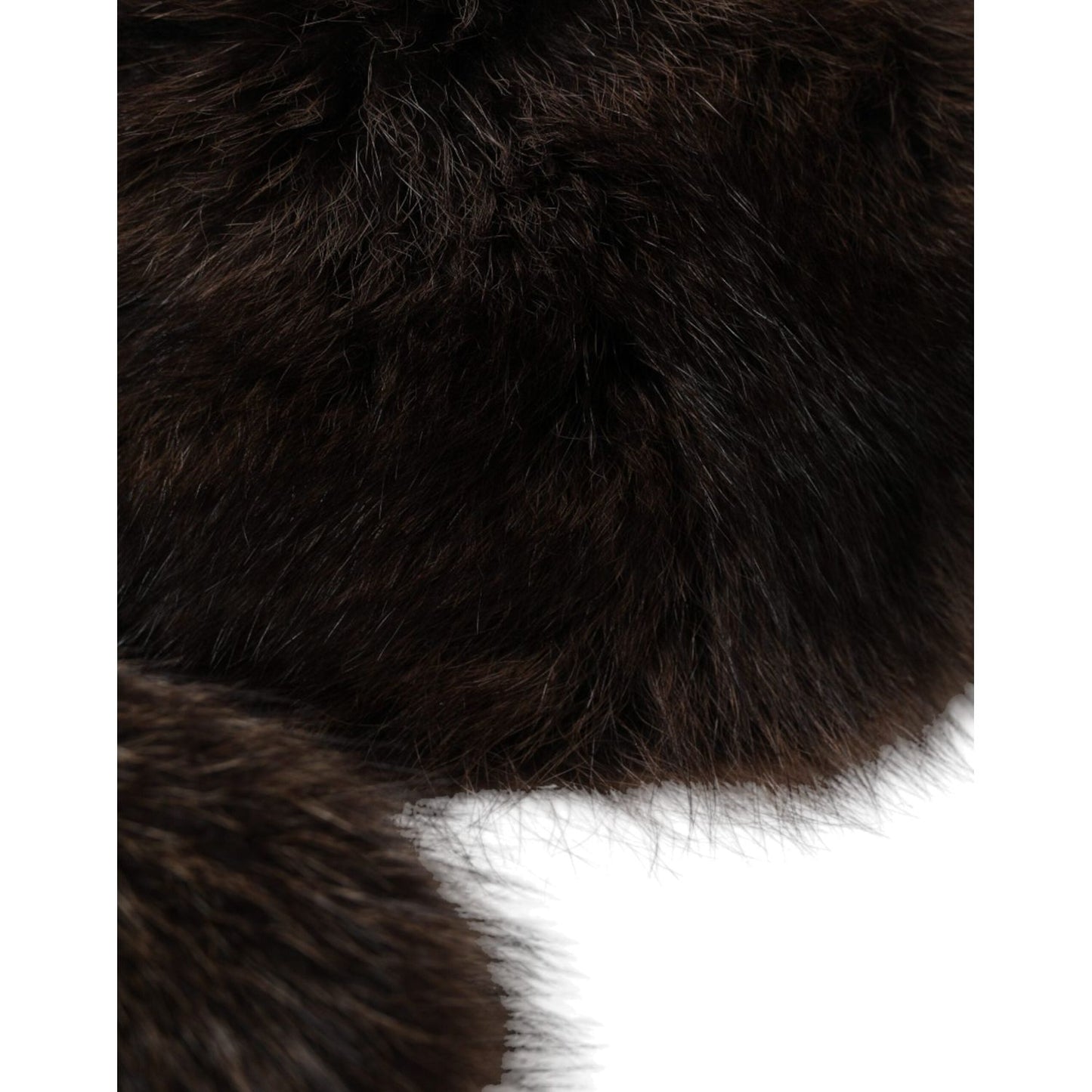 Dolce & Gabbana Women Brown Raccoon Fur Bucket Hat Dolce & Gabbana Black