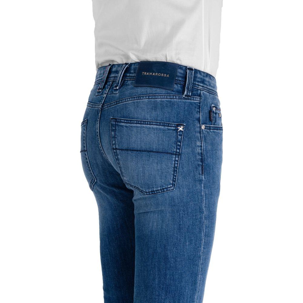 Tramarossa Blue Cotton Men's Jean Tramarossa Dark Slate Gray