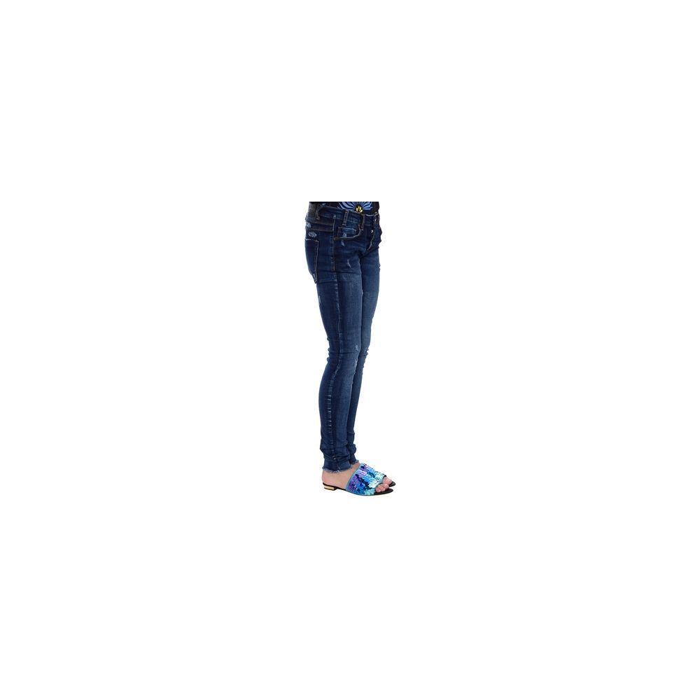 One Teaspoon Blue Cotton Jeans & Pant One Teaspoon Dark Slate Gray