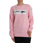 Philippe Model Pink Cotton Logo Long Sleeves Pullover Sweater TSH83295-XL