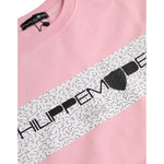 Philippe Model Pink Cotton Logo Long Sleeves Pullover Sweater TSH83295-XL
