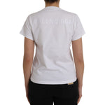 Balenciaga White Cotton Crew Neck Short Sleeves T-shirt TSH84996-XS