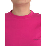 Balenciaga Pink Cotton Crew Neck Short Sleeves Tee Top T-shirt TSH85044-S