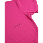 Balenciaga Pink Cotton Crew Neck Short Sleeves Tee Top T-shirt TSH85044-S
