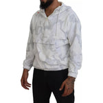 Dolce & Gabbana White Camouflage Hooded Sweatshirt Sweater TSH83999-48