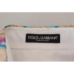 Dolce & Gabbana White Floral Jacquard Cotton Long Sleeves Top TSH83764-40