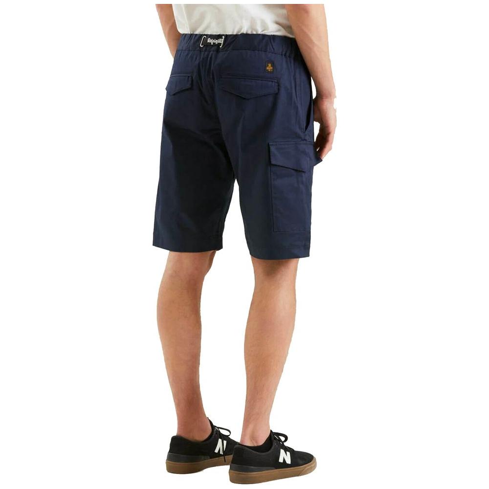 Refrigiwear Elegant Blue Cotton Blend Shorts Refrigiwear Dark Slate Gray