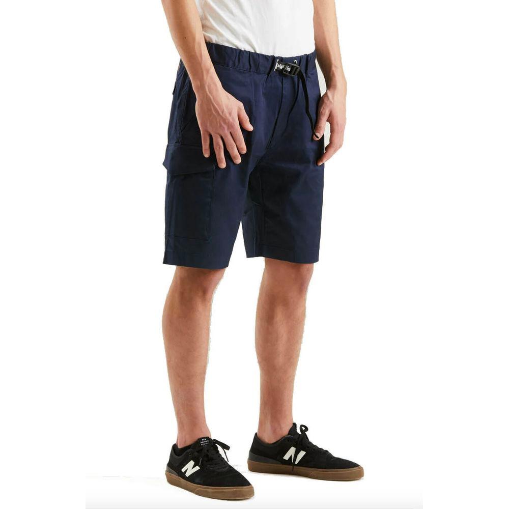 Refrigiwear Elegant Blue Cotton Blend Shorts Refrigiwear Tan