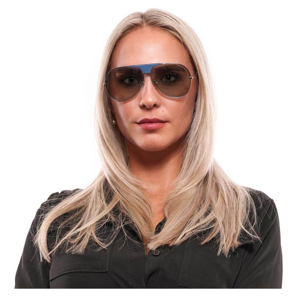 Police Blue Women Sunglasses Police Rosy Brown