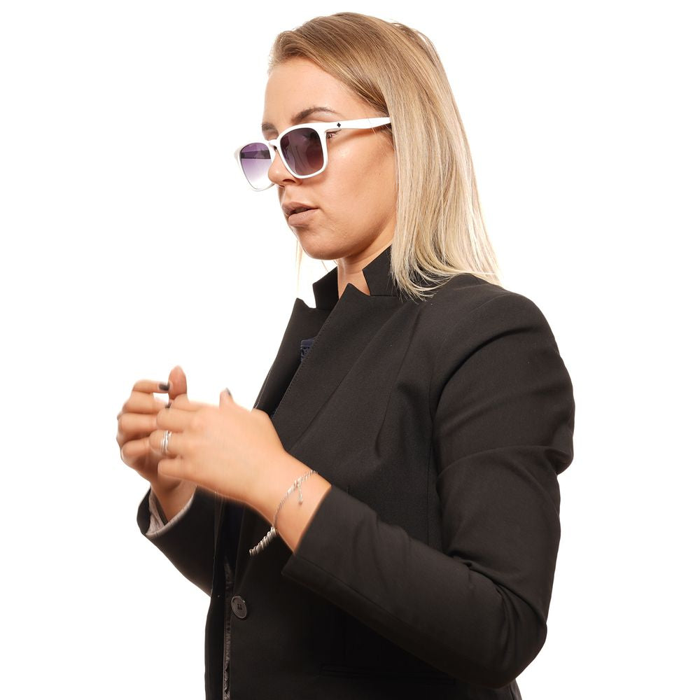 Spy White Unisex Sunglasses Spy Tan