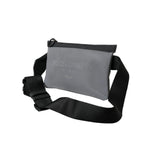 Dolce & Gabbana Gray Neoprene Logo Zip Waist Fanny Pack Belt Pouch Bag BAG1458