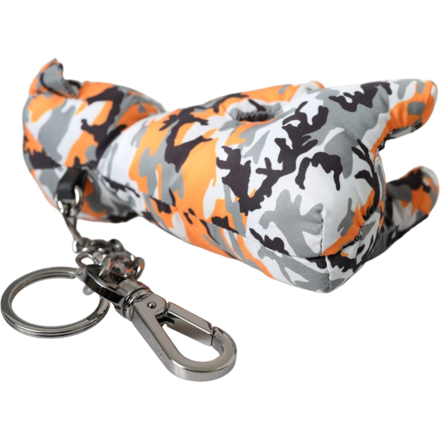 Dolce & Gabbana Multicolor Camouflage Animal Silhouette Keychain Keyring Dolce & Gabbana Rosy Brown