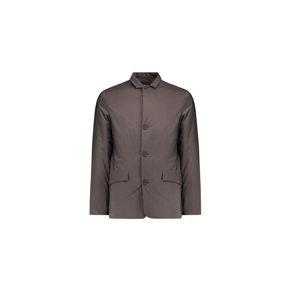 People Of Shibuya Brown Polyester Jacket People Of Shibuya Dim Gray