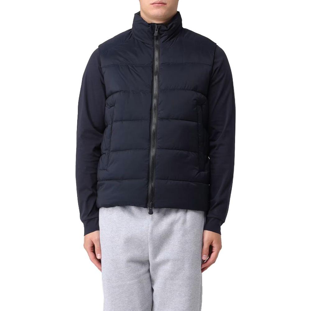 People Of Shibuya Blue Polyester Vest People Of Shibuya Gray