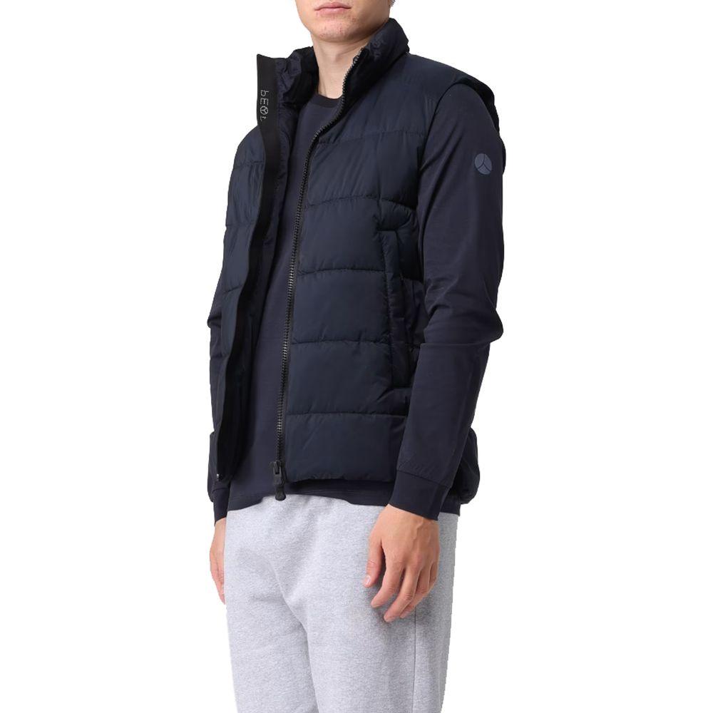 People Of Shibuya Blue Polyester Vest People Of Shibuya Gray