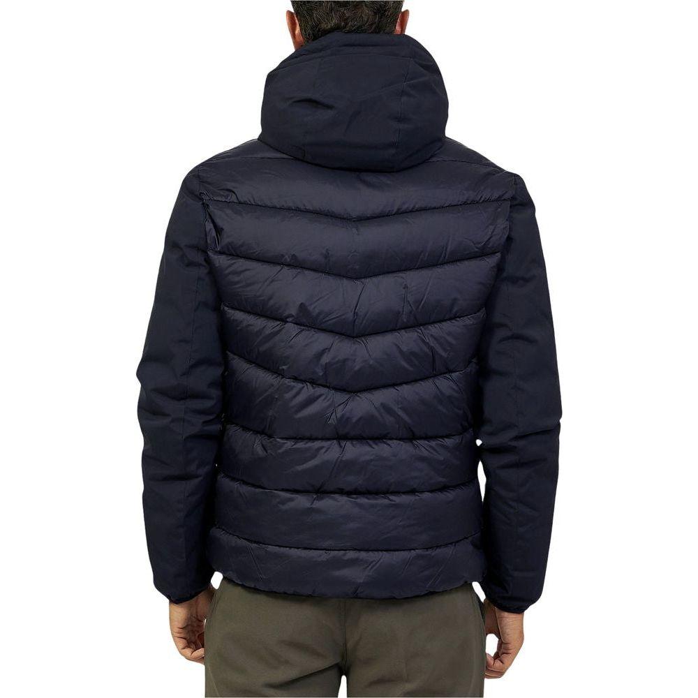 Yes Zee Blue Nylon Jacket Yes Zee Dark Slate Gray