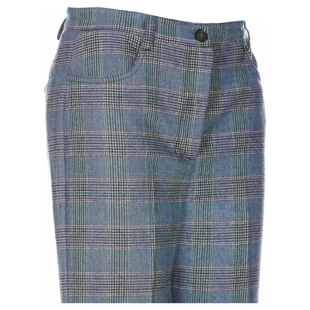 PINKO Light Blue Polyester Jeans & Pant PINKO Dim Gray