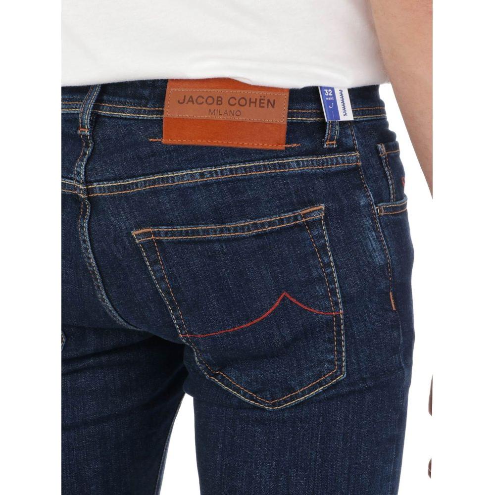 Jacob Cohen Blue Cotton Jeans & Pant Jacob Cohen Gray